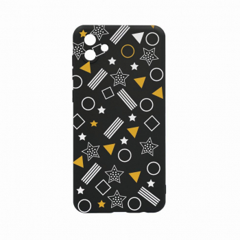 Husa Bestcase comp cu Samsung Galaxy A04e Geometric 0.8MM Slim Negru c-B 138 
