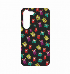Husa Bestcase comp cu Samsung Galaxy S23 Monsters 0.8MM Slim Negru B 121 