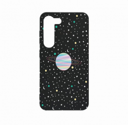 Husa Bestcase comp cu Samsung Galaxy S23 Universe Planets 0.8MM Slim Negru B 468 