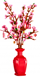 LEGO Floare de piersic in ghiveci accesorii- piese pentru aromaterapie 991 piese multicolor
