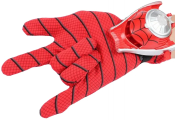 Manusa Spiderman IdeallStore® pentru copii cu discuri Power Spider marime universala rosu 