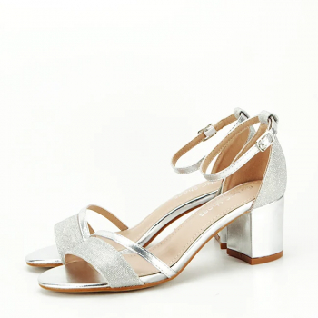 Sandale elegante argintii N21-800 127 