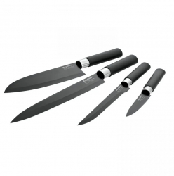 Set 4 cutite BergHOFF-Essentials otel inoxidabil negru 