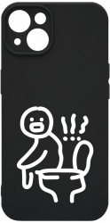 Husa BestCase Compatibila Cu Apple iPhone 14 Pooping SLIM 1.2MM Microfibra PB 981 