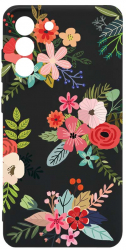 Husa BestCase Compatibila Cu Samsung Galaxy S22 Plus Flowers SLIM 1.2MM Microfibra PB 630 