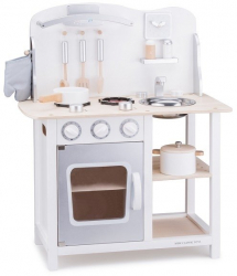 Bucatarie Bon Appetit Alb cu Argintiu - New Classic Toys 
