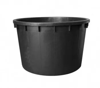 Cada 2732 fara capac 1000 litri negru cauciuc gumat foarte rezistent 140 x 88 cm 