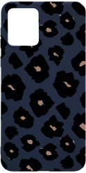 Husa Bestcase compatibila cu Motorola Moto E13 Leopard Pattern 0.8MM Slim Alaskan Blue AB 1037 
