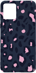 Husa Bestcase compatibila cu Motorola Moto E13 Pink Leopard Pattern 0.8MM Slim Alaskan Blue AB 1033 