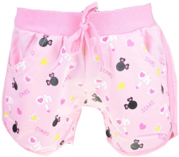 Pantaloni scurti pentru fete Happy House WB-2832R1-104 Roz 