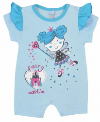 Salopeta de vara pentru fete Koala Wroszka 2802A1-6282 Albastru 