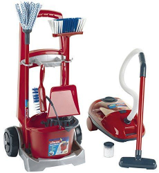 Set de jucarie carucior pentru menaj si aspirator Vileda 