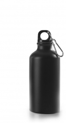 Sticla apa drumetie Ibili-Hidratation Alu aluminiu 500 ml negru 