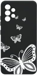 Husa Bestcase comp cu Samsung Galaxy A32 4G 2021 Flowers SLIM 1.2MM Microfibra PB 79 