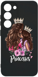 Husa Bestcase comp cu Samsung Galaxy S23 Princesses Gril Mom SLIM 1.2MM Microfibra PB 552 