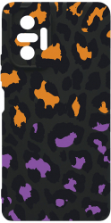 Husa Bestcase comp cu Xiaomi Redmi Note 10 Pro / 10 Pro Max Lila Leopard Pattern SLIM 1.2MM Microfibra PB 1035 