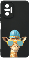 Husa Bestcase comp cu Xiaomi Redmi Note 10 Pro / Redmi Note 10 Pro Max Cool Giraffe SLIM 1.2MM Microfibra PB 1007 