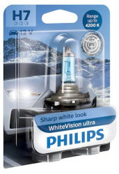 Bec auto Philips H7 White Vision Ultra 12V 55W 