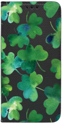Husa BestCase Compatibila Cu Samsung Galaxy S23 Ultra Green leaf Flip Case Negru FLB 697 