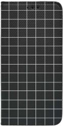 Husa BestCase Compatibila Cu Samsung Galaxy S23 Ultra Grid Flip Case Negru FLB 15 