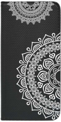 Husa BestCase Compatibila Cu Samsung Galaxy S23 Plus Non Figurative Lace Flip Case Negru FLB 64 