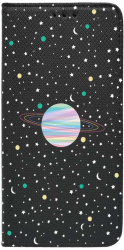 Husa BestCase Compatibila Cu Samsung Galaxy S23 Plus Universe Planets Flip Case Negru FLB 468 