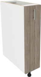 Corp Baza Jolly haaus Karo Stejar Sonoma Inchis/Alb 20 x 50 x 80 cm 