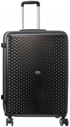 Troler OMC 4 roti duble ABS 74x50x28.5 cm Negru