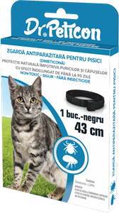 Dr. Peticon- Zgarda antiparazitara pisici 