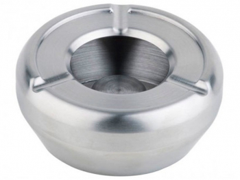 Scrumiera anti-vant cu capac otel inoxidabil 10x5 Cm