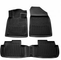 Set covorase auto din cauciuc tip tavita Peugeot 407 2004-2011 Sedan 