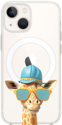 Husa BestCase Compatibila Cu Apple iPhone 14 Plus Cool Giraffe MagSafe compatibil Anti Shock MAS 1007 