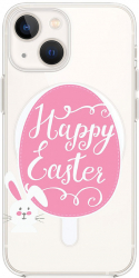 Husa BestCase Compatibila Cu Apple iPhone 13 Mini Happy Easter MagSafe compatibil Anti Shock MAS 689 