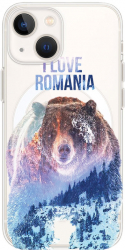 Husa BestCase Compatibila Cu Apple iPhone 13 Mini I Love Romania MagSafe compatibil Anti Shock MAS 35 