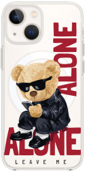 Husa BestCase Compatibila Cu Apple iPhone 13 Mini Leave Me Alone Teddy Bear MagSafe compatibil Anti Shock MAS 922 