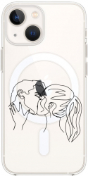 Husa BestCase Compatibila Cu Apple iPhone 13 Teen Love MagSafe compatibil Anti Shock MAS 743 