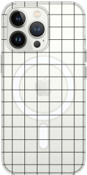 Husa BestCase Compatibila Cu Apple iPhone 14 Pro Grid MagSafe compatibil Anti Shock MAS 15 