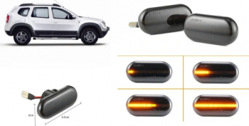 Lampi LED semnalizare dinamica compatibila DACIA Duster 1 