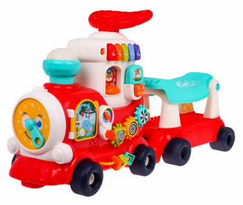 Trenulet interactiv pentru copii 4 in 1 Hola Toys 