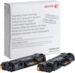 Cartus Toner Xerox 106R04349 3000 Pagini Negru 2 Bucati 