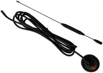 Antena omnidirectionala 11dBi magnetica cu cablu de 5m si conector TS9 neagra 