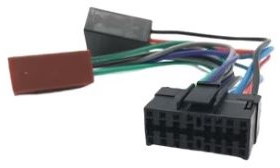 Cablu auto pentru sistemul de redare audio cu mufa ISO SONY 16 Pin dimeniuni 20 cm 