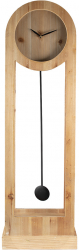 Ceas masa cu pendul lemn maro 28x10x100 cm 