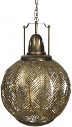 Lustra fier auriu 45x45x175 cm 