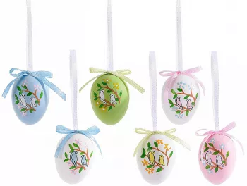 Set 18 oua decorative Paste 3x4 cm 