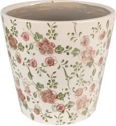 Set 2 ghivece flori ceramica 14x13 cm