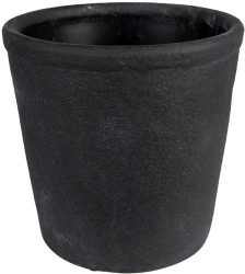 Set 2 ghivece flori ceramica gri 16x16 cm 