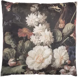 Set 2 perne poliester Flower 45x45x4 cm 