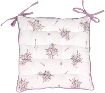 Set 6 perne scaune bumbac Lavanda 40x40x4 cm 