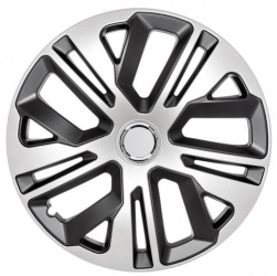 Set capace roti model Raven II cu inel cromat - 14 inch 